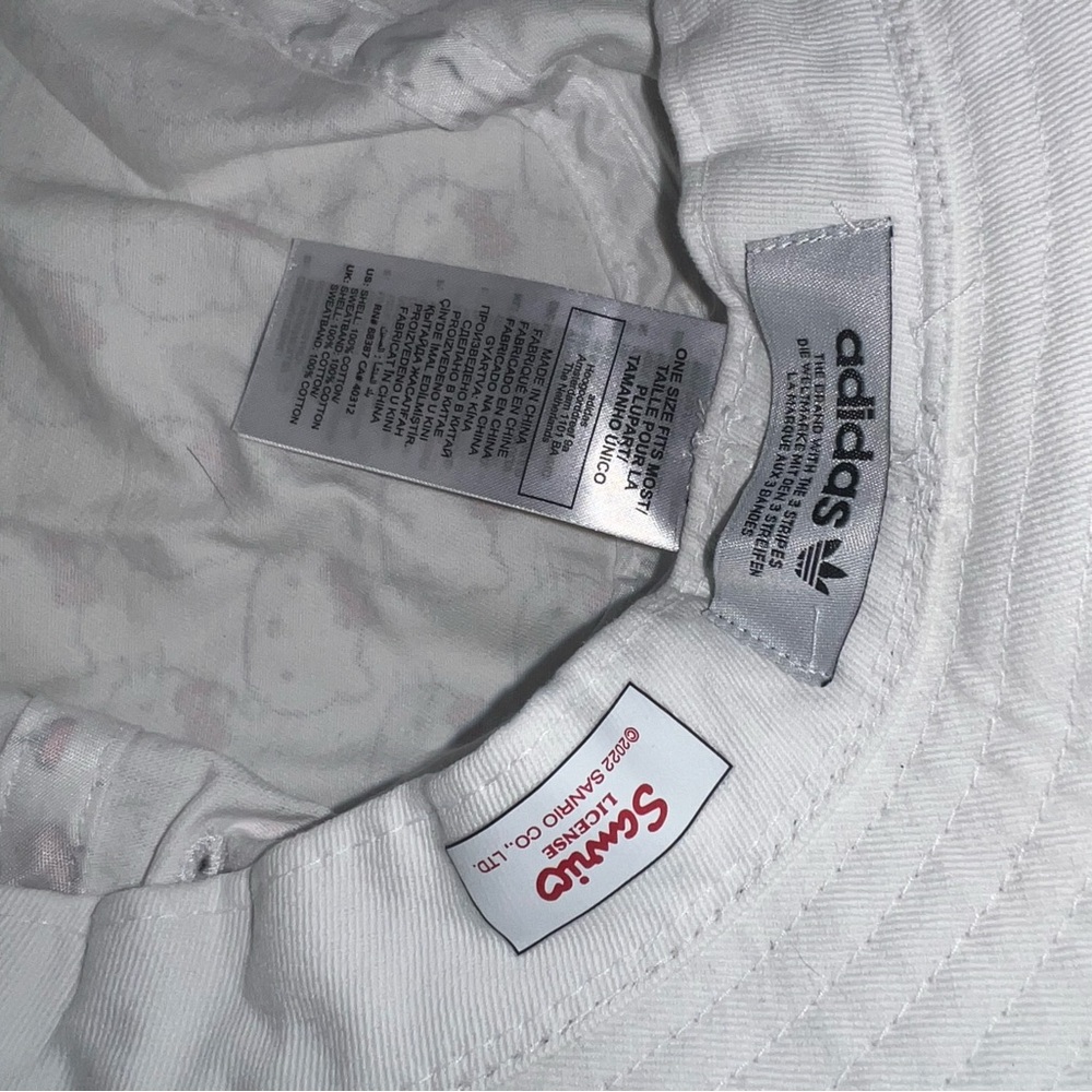 Adidas White and Red Hello Kitty Hat - Picture 4 of 5
